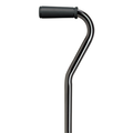 Heavy-Duty Adjustable Steel Offset Cane, 500 lbs Support, 37-46
