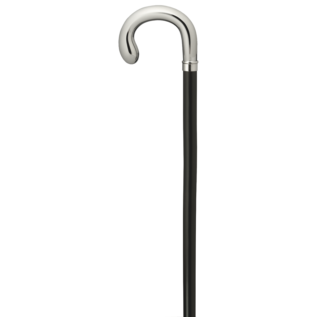 Classy Chrome Crook Handle Cane