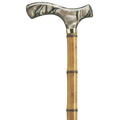 Brown Pearlized Acrylic Fritz Cane