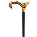 Orange Acrylic Derby Cane - Harvy Canes