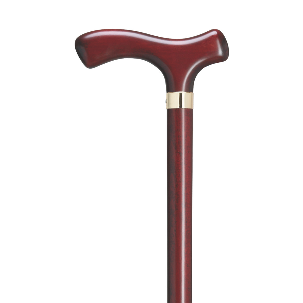 Burgundy Fritz Walking Cane - Harvy Canes