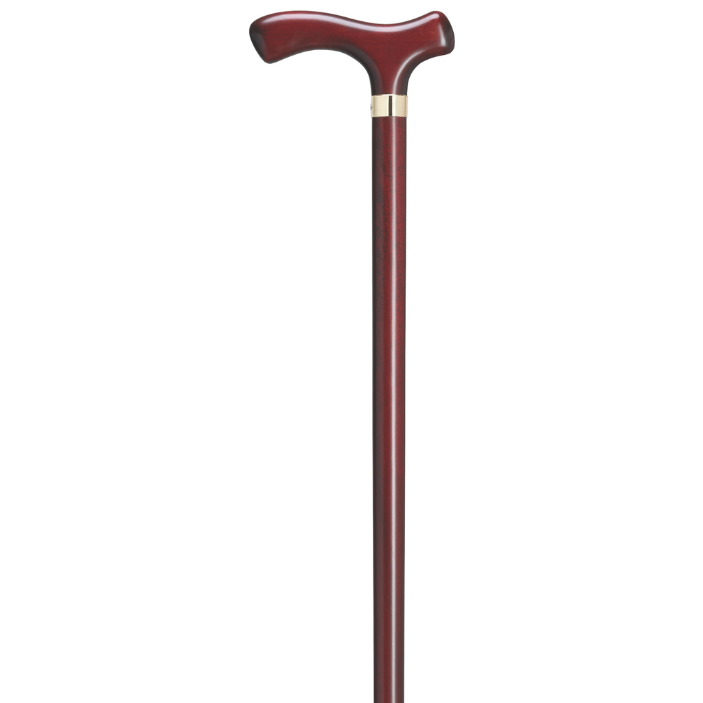 Burgundy Fritz Walking Cane - Harvy Canes