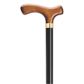 Cherry Fritz Walking Cane-Brass Band