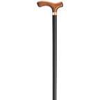 Cherry Fritz Walking Cane-Brass Band