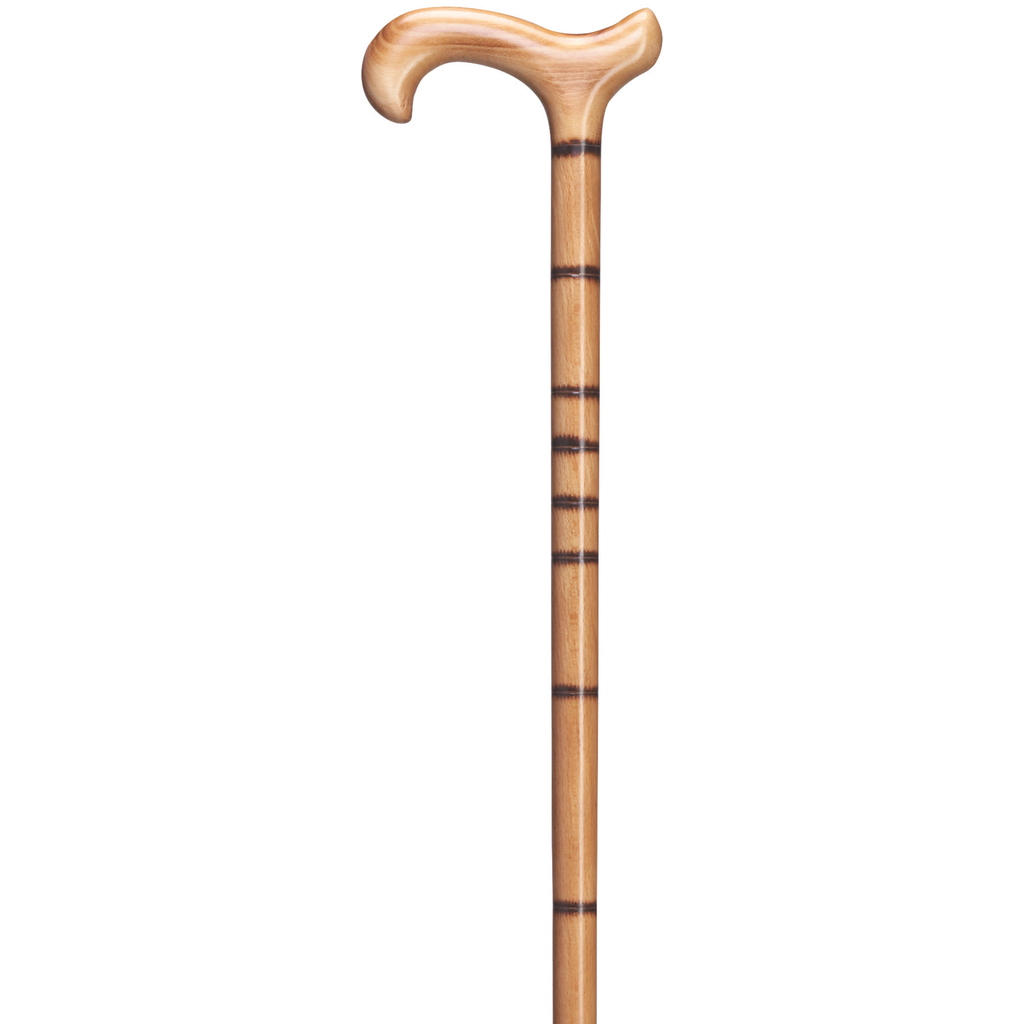 Derby Cane Stepped & Scorched - Harvy Canes