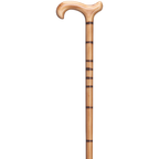 Derby Cane Stepped & Scorched - Harvy Canes