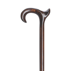 Anatomical Derby Walking Cane-Dark Scorched