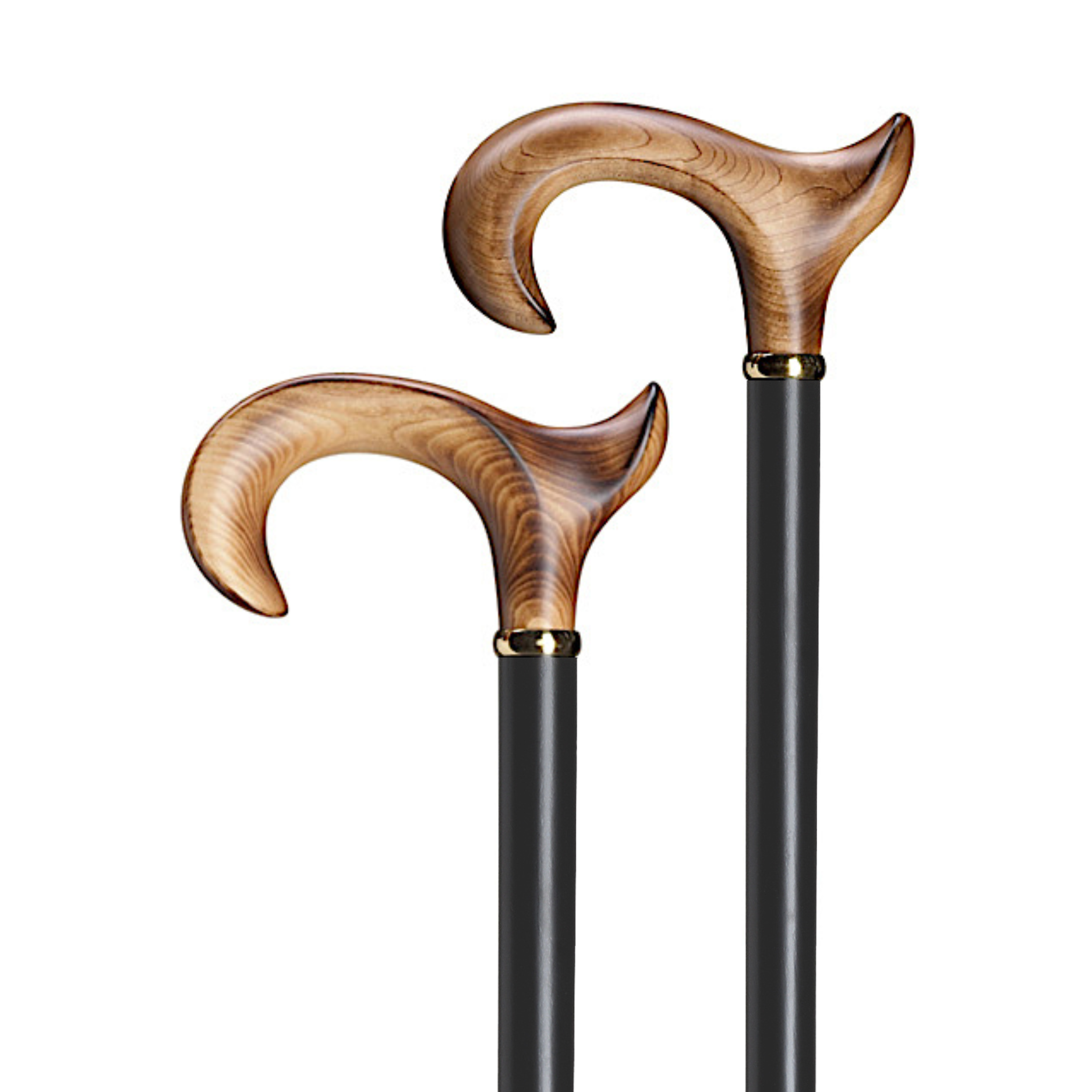 Anatomical Derby Cane-Scorched Maple