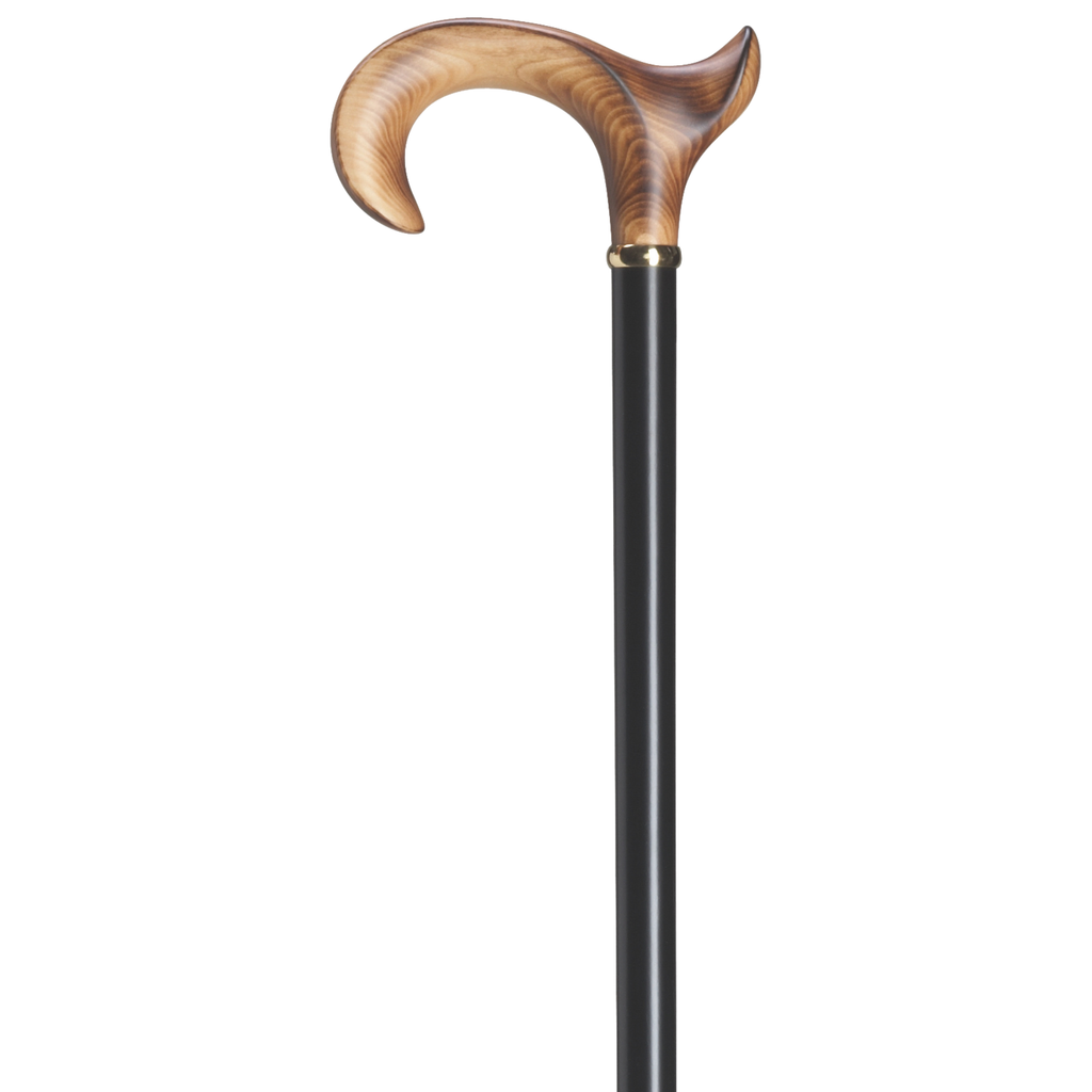 Anatomical Derby Cane-Scorched Maple