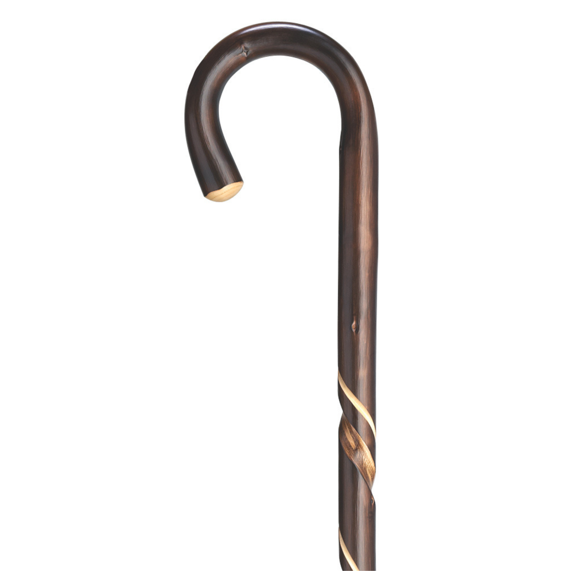 Tourist Spiral Carved Cane - Harvy Canes