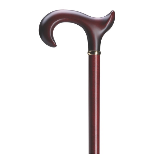 Anatomical Derby Burgundy Cane-Left and Right Hand