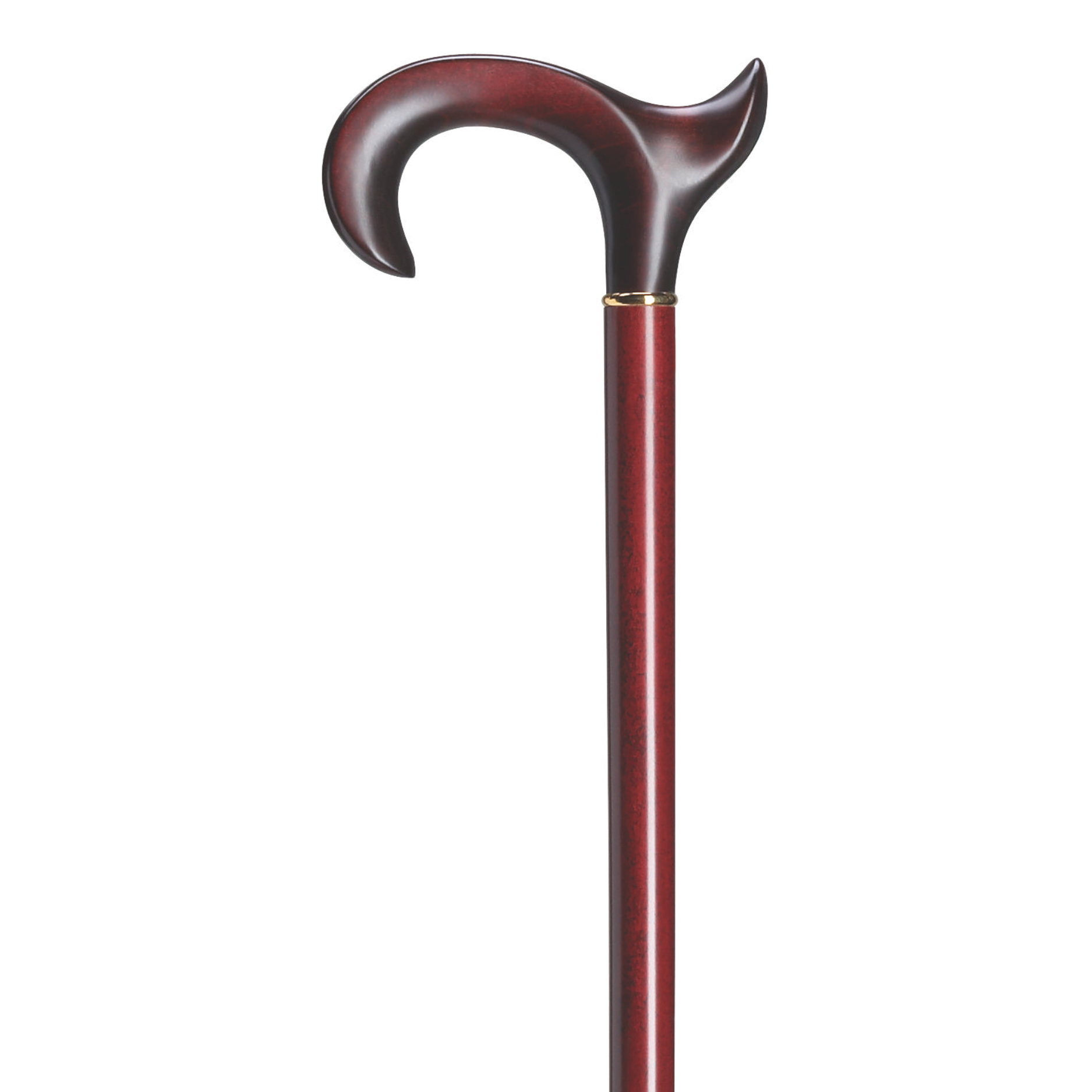 Extra Long Anatomical Derby Cane-Burgundy