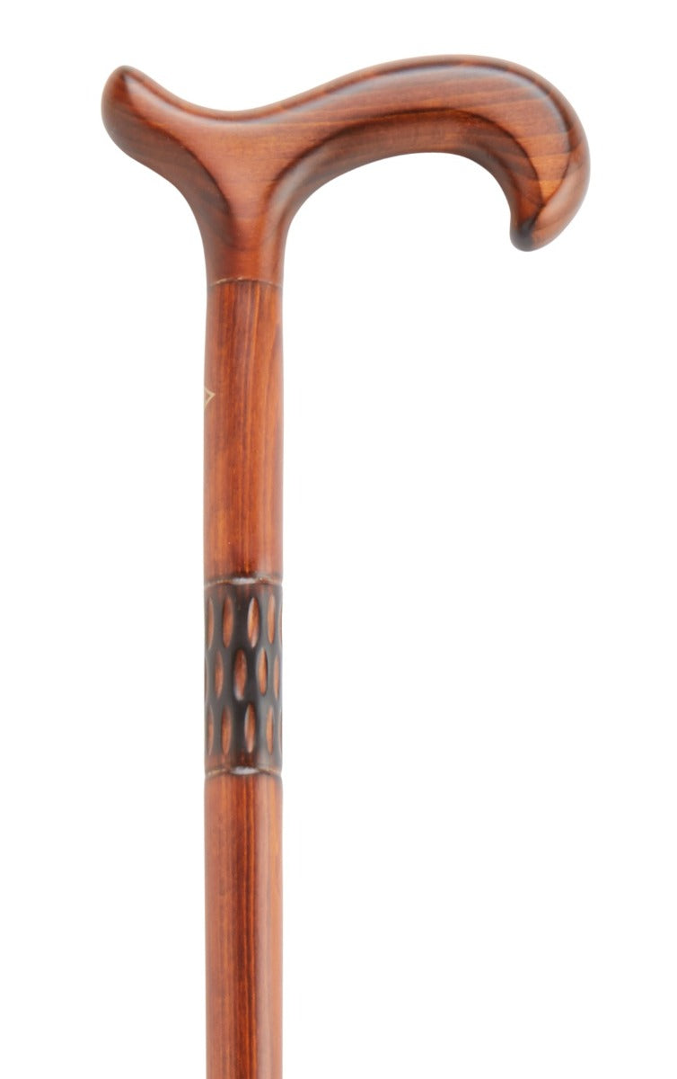 Milled Collar Derby Walking Cane
