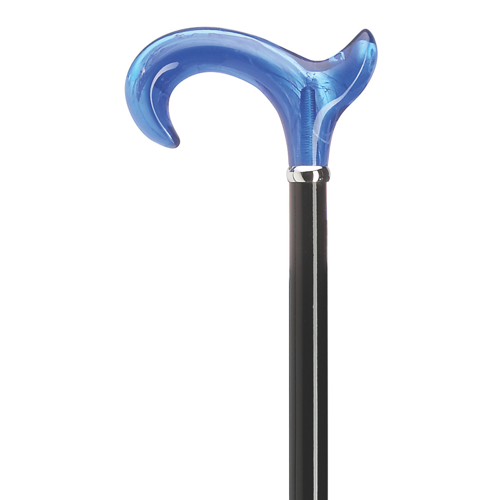 Titanic Blue Derby Handle Walking Cane – Elegant German Design