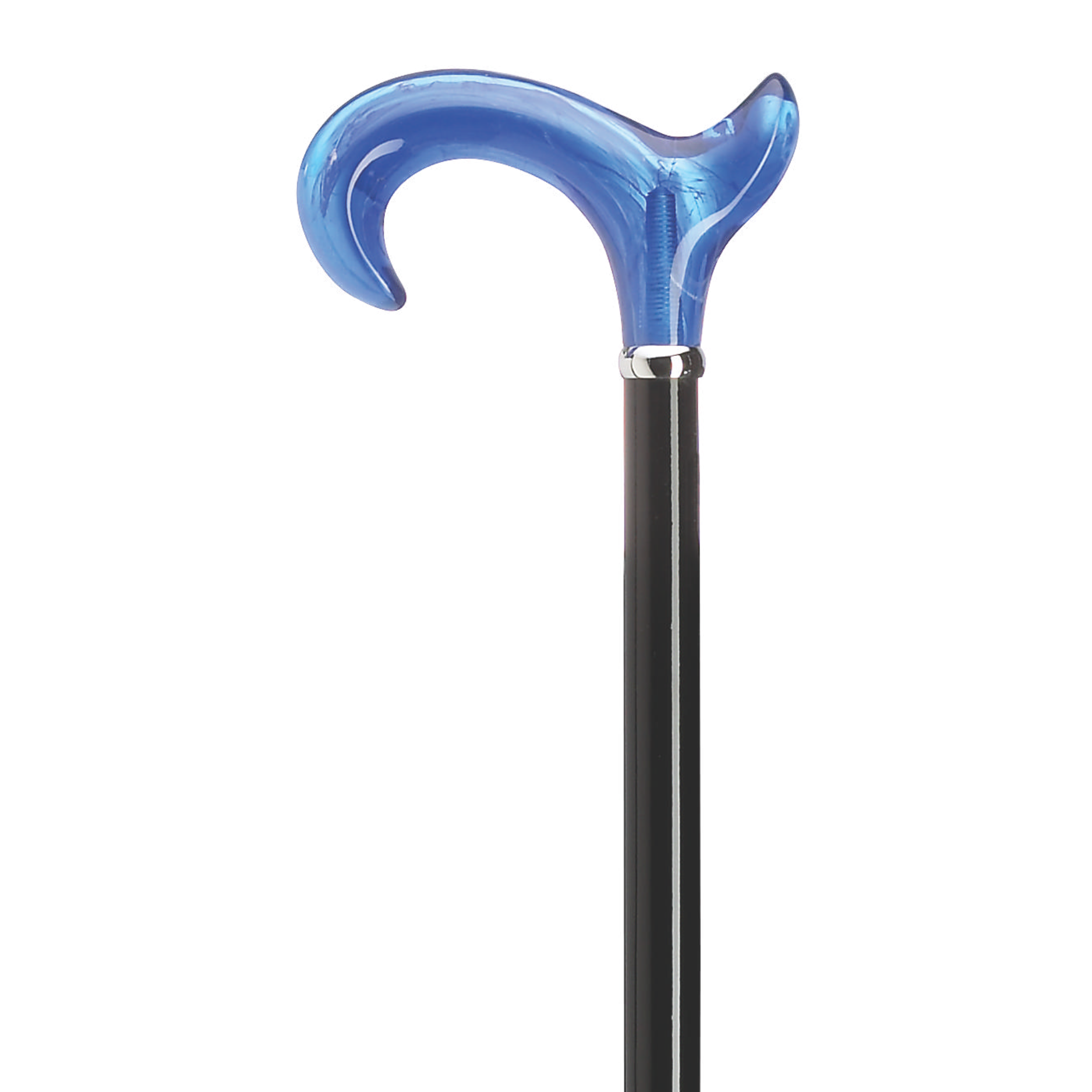 Anatomical Acrylic Handle-Titanic Blue Derby