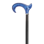 Anatomical Acrylic Handle-Titanic Blue Derby