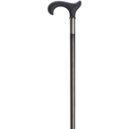 Derby Cane Silver Black - Soft Touch