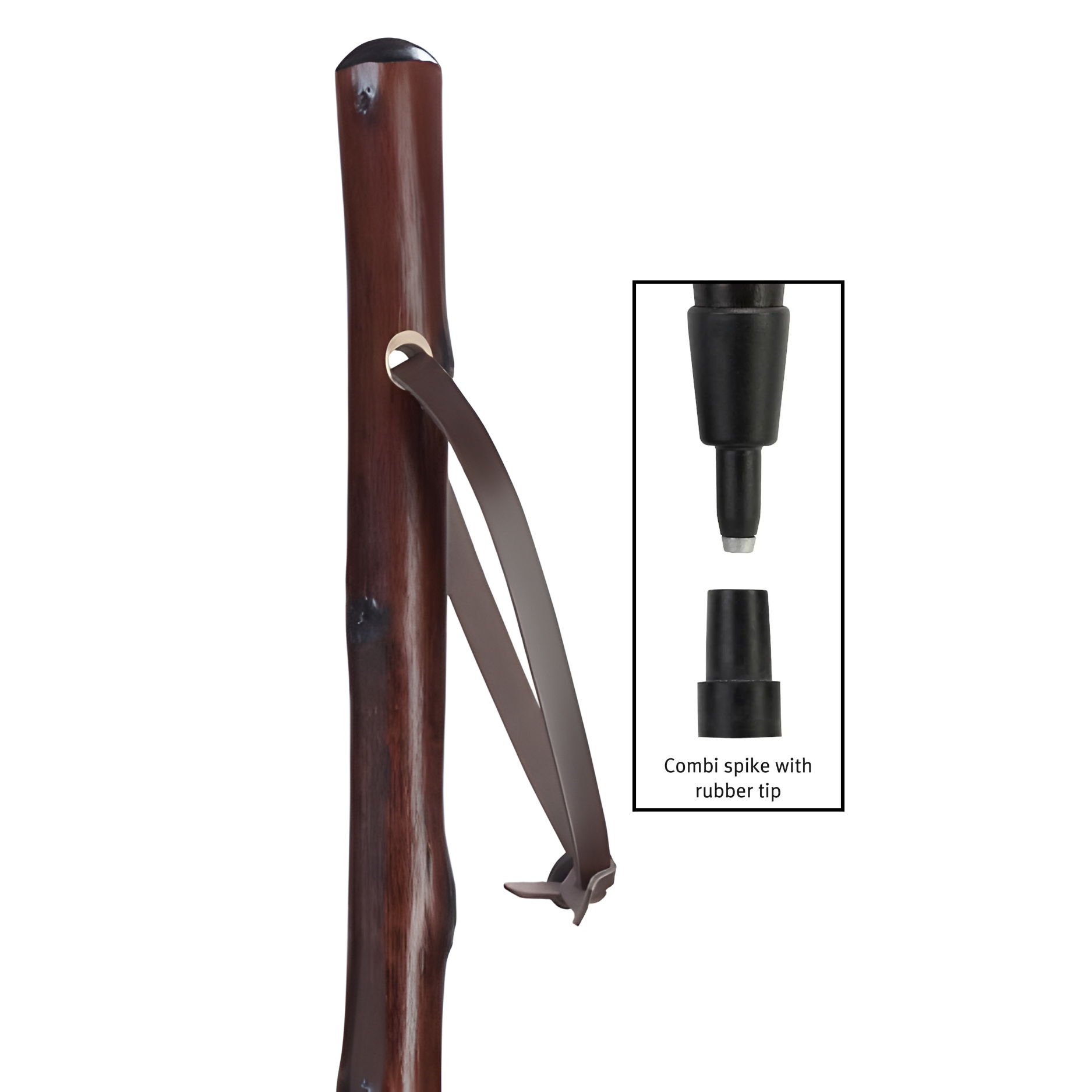 Natural Chestnut Hiking Staff