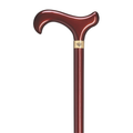 Ruby Red Metallic Derby Cane-Harvy Canes