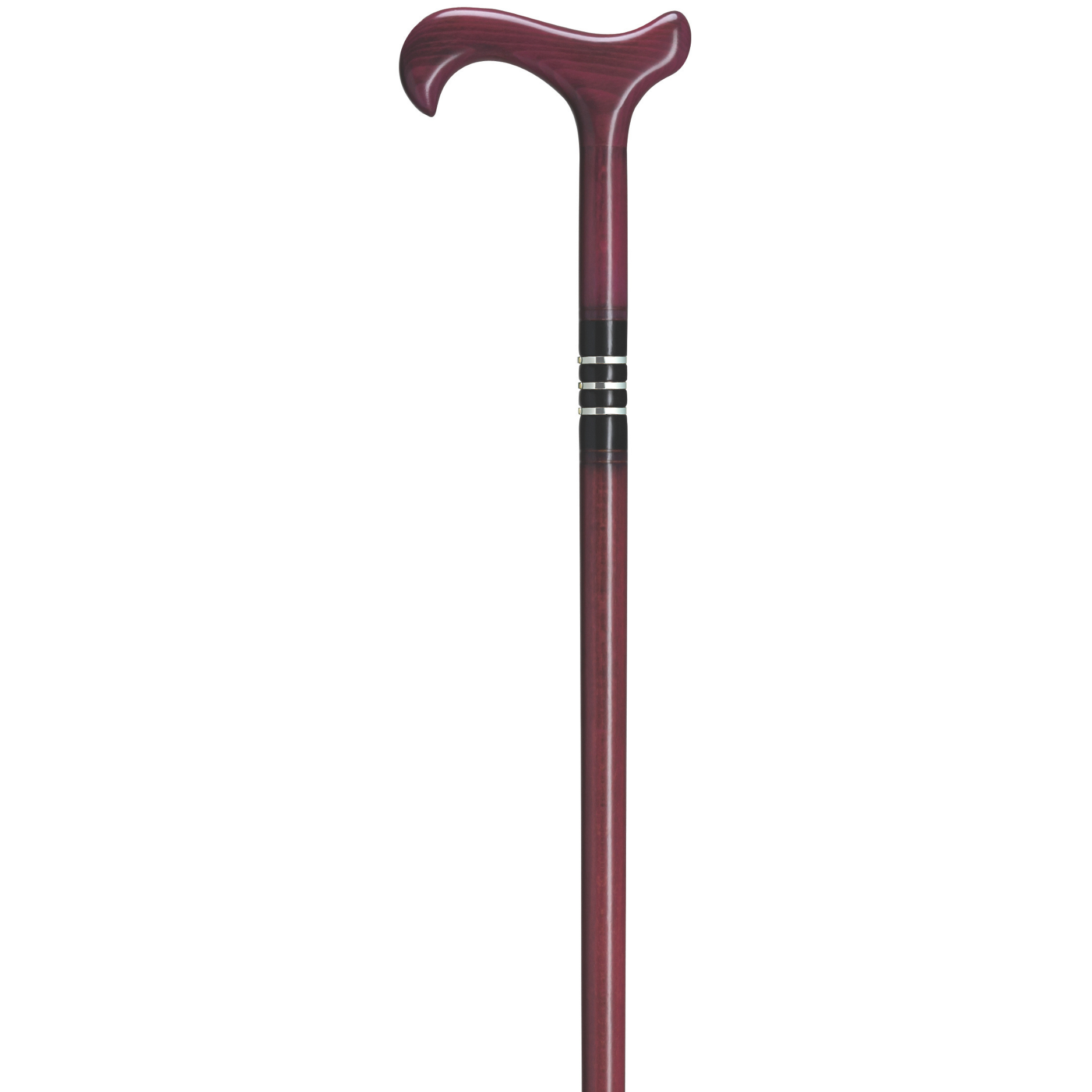 Aubergine Derby Walking Cane-Casino