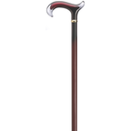 Burgundy Splash Derby Cane - Harvy Canes