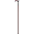Burgundy Splash Derby Cane - Harvy Canes