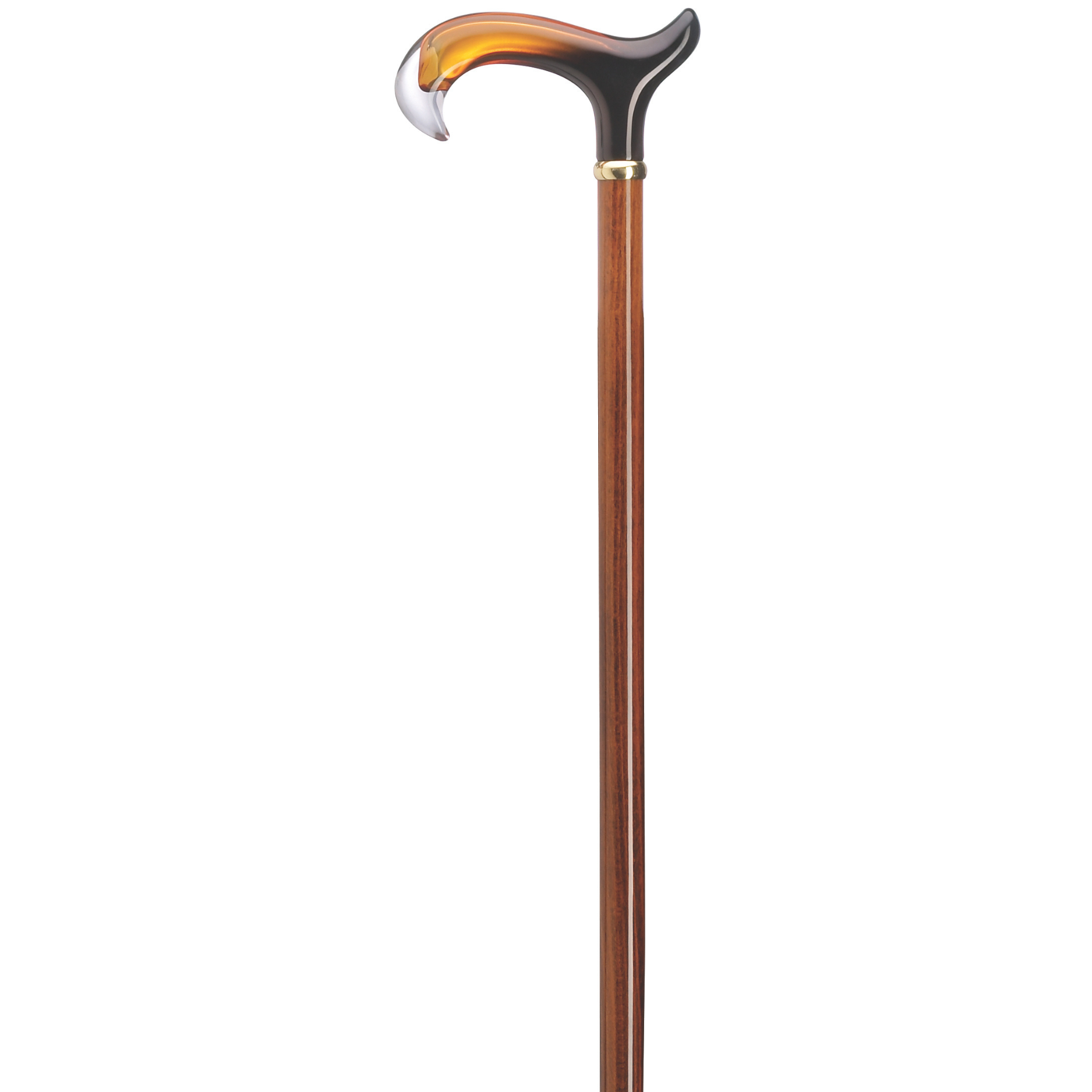 Amber Splash Derby Cane-Harvy Canes