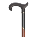 Soft Touch Brown Derby Cane -  Petite