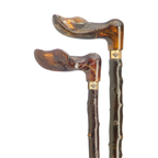 Amber Palm Grip Cane-Blackthorn Shaft