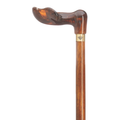 Amber Palm Grip Walking Cane-Cherry-Left Hand