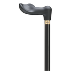 Black Soft Touch Palm Grip Cane