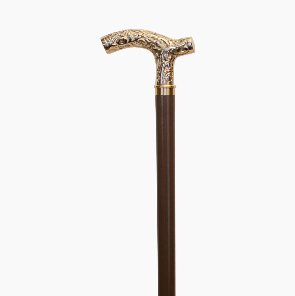 Brass Derby Handle Walking Cane