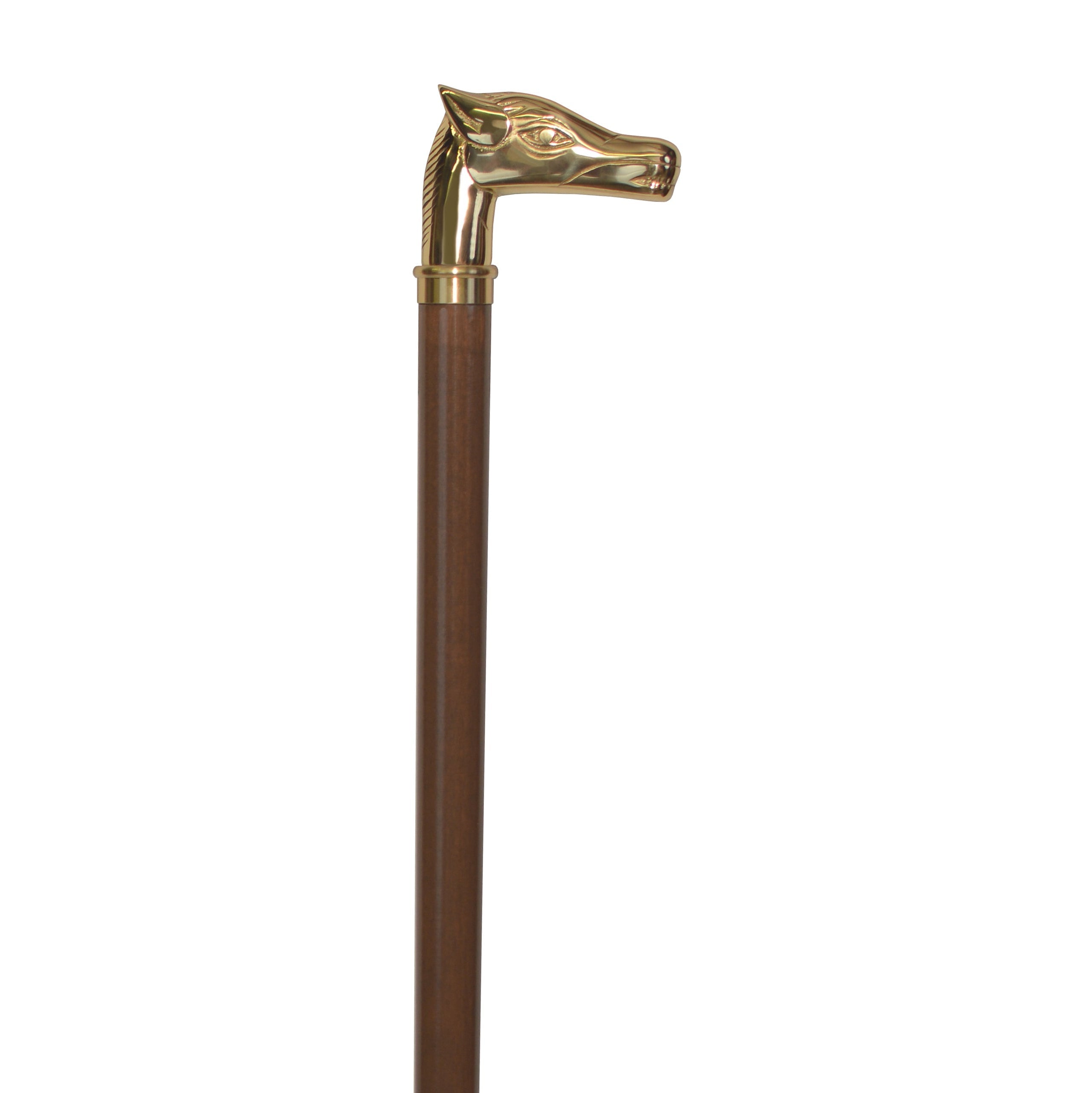 Harvy Brass Horse Walking Cane