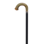 Carved Nose Crook Walking Cane
