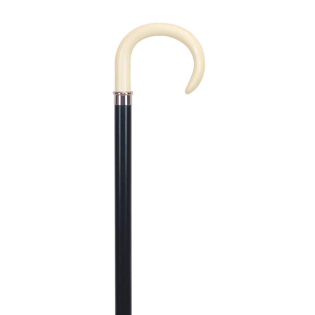 Ladies Crook Cane with Flat Nose