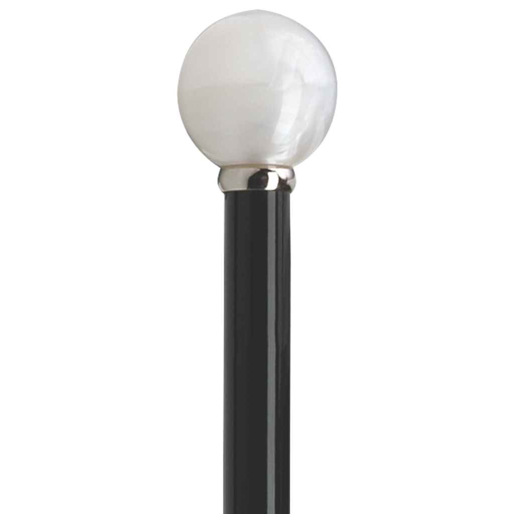 Pearl Ball Walking Stick - Harvy Canes