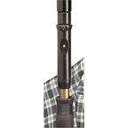 Cane Umbrella - Blue and Black Plaid