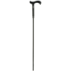Cane Umbrella - Blue and Black Plaid