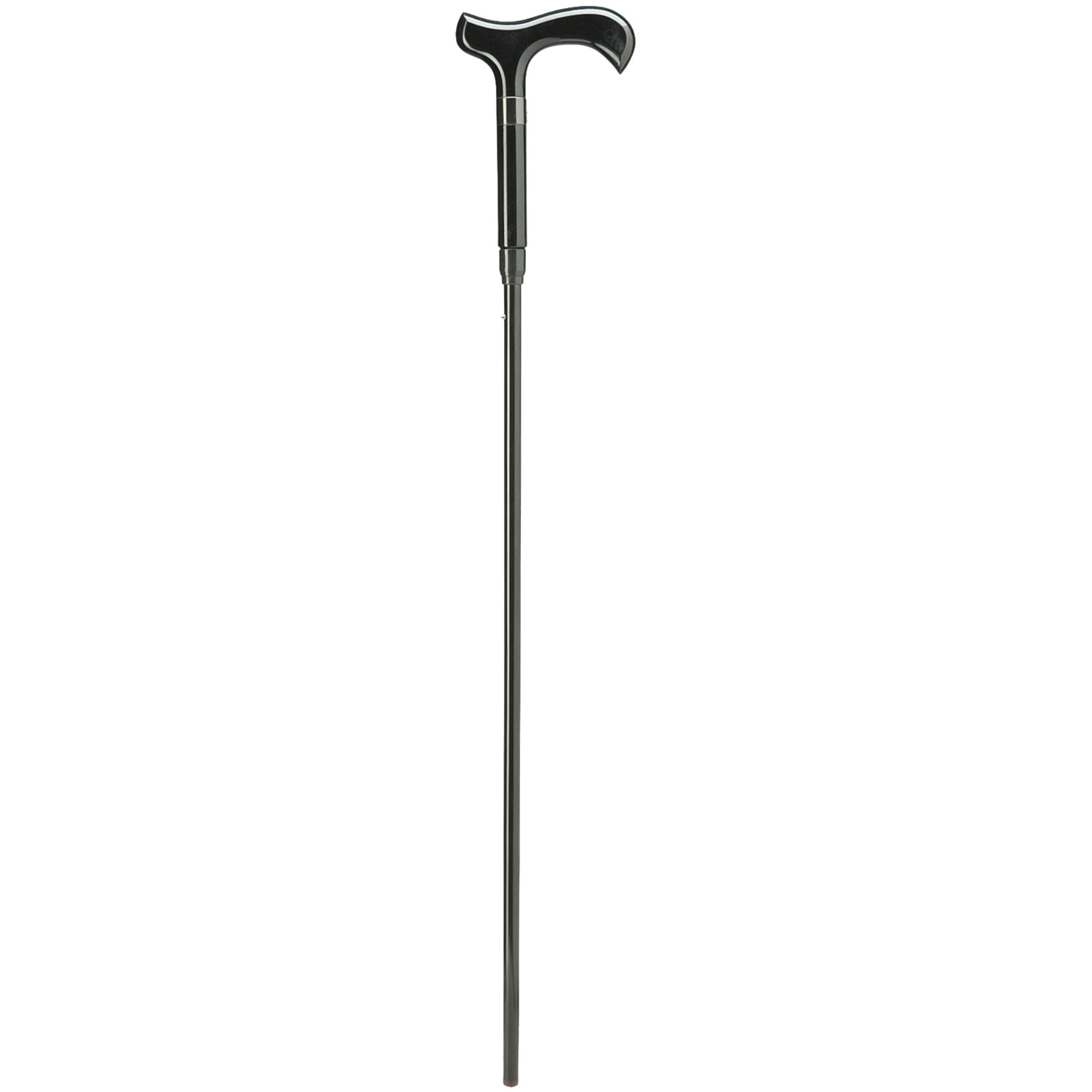 Cane Umbrella - Blue and Black Plaid