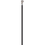 Bull Dog Scrimshaw Walking Cane- Two Colors Available