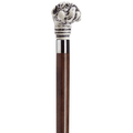 Bull Dog Scrimshaw Walking Cane- Two Colors Available