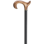 Anatomic Derby Cane Scorched Maple - Left or Right Hand