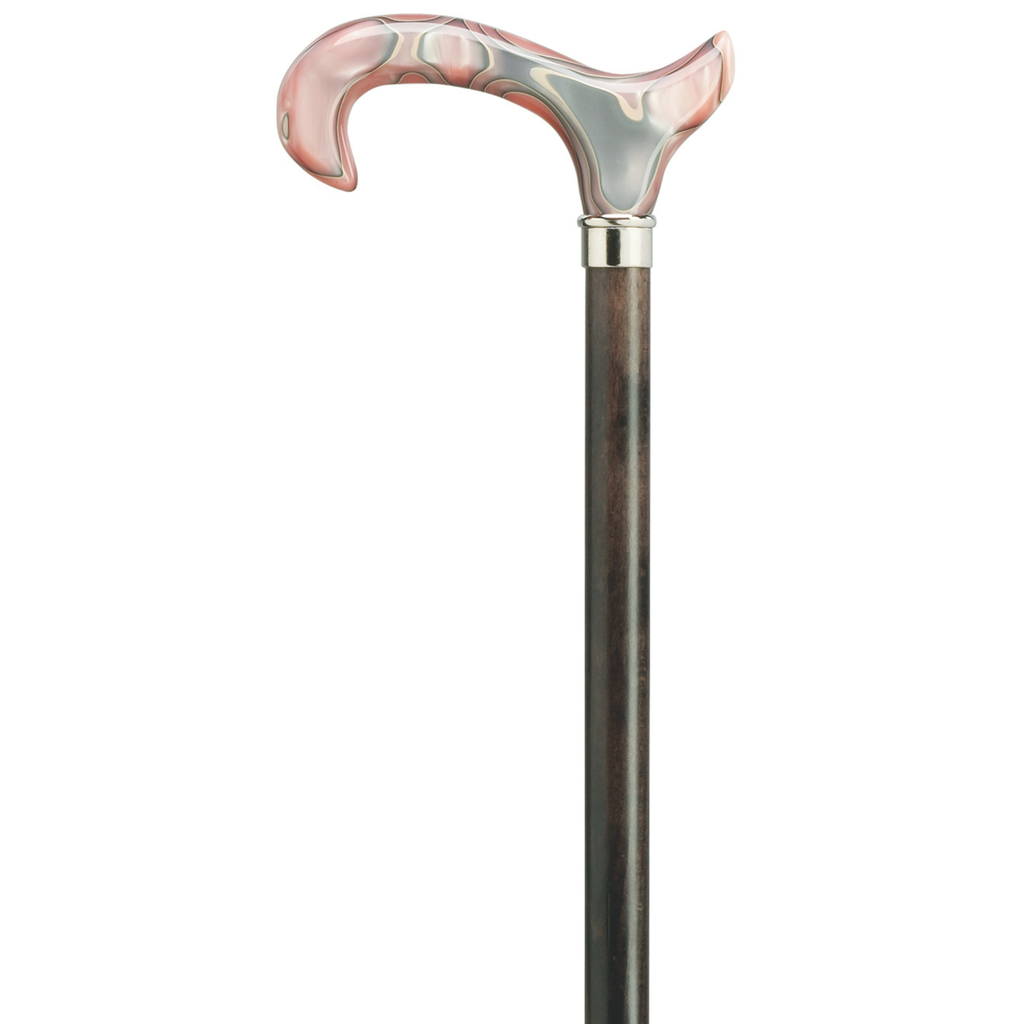 Imported Acrylic Pink Derby Handle