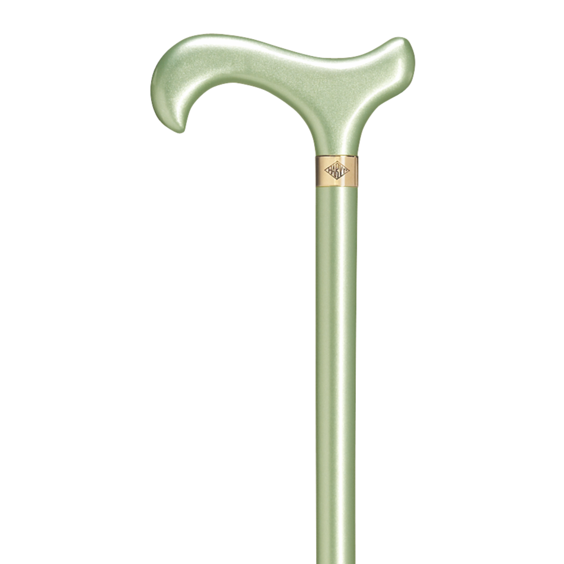 Green Apple Metallic Derby Cane-Harvy Canes
