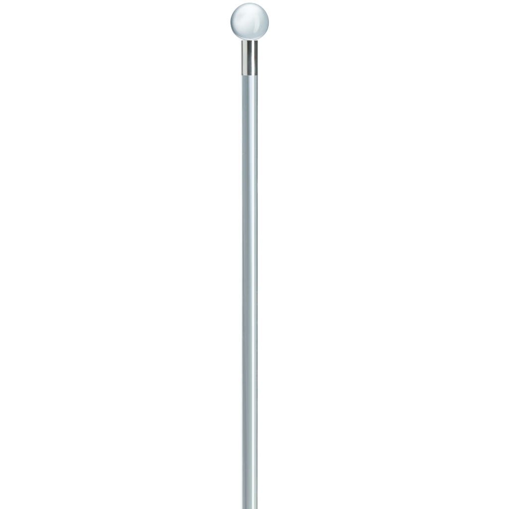 Clear Lucite Ball Knob Handle