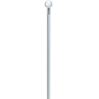 Clear Lucite Ball Knob Handle