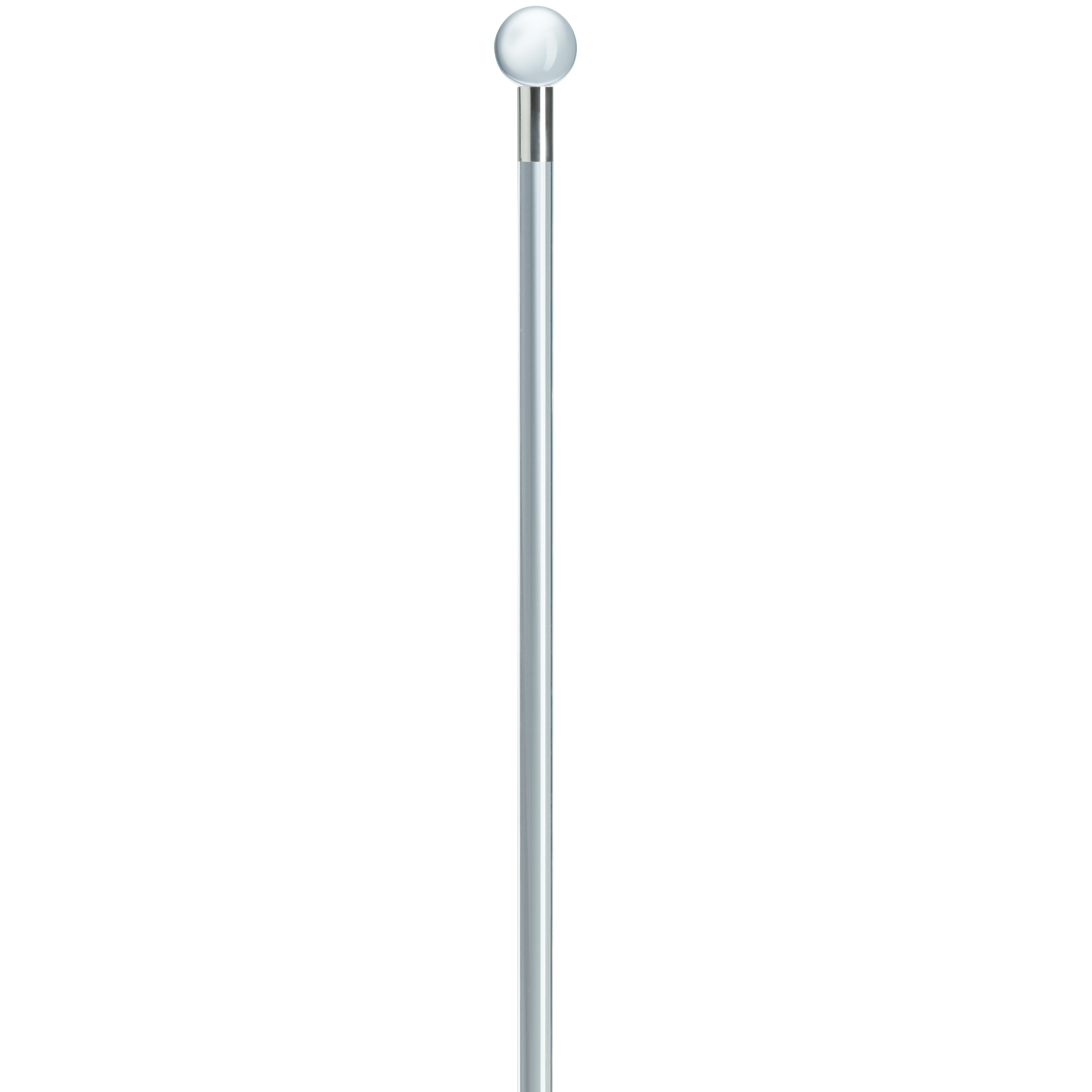 Clear Lucite Ball Knob Handle