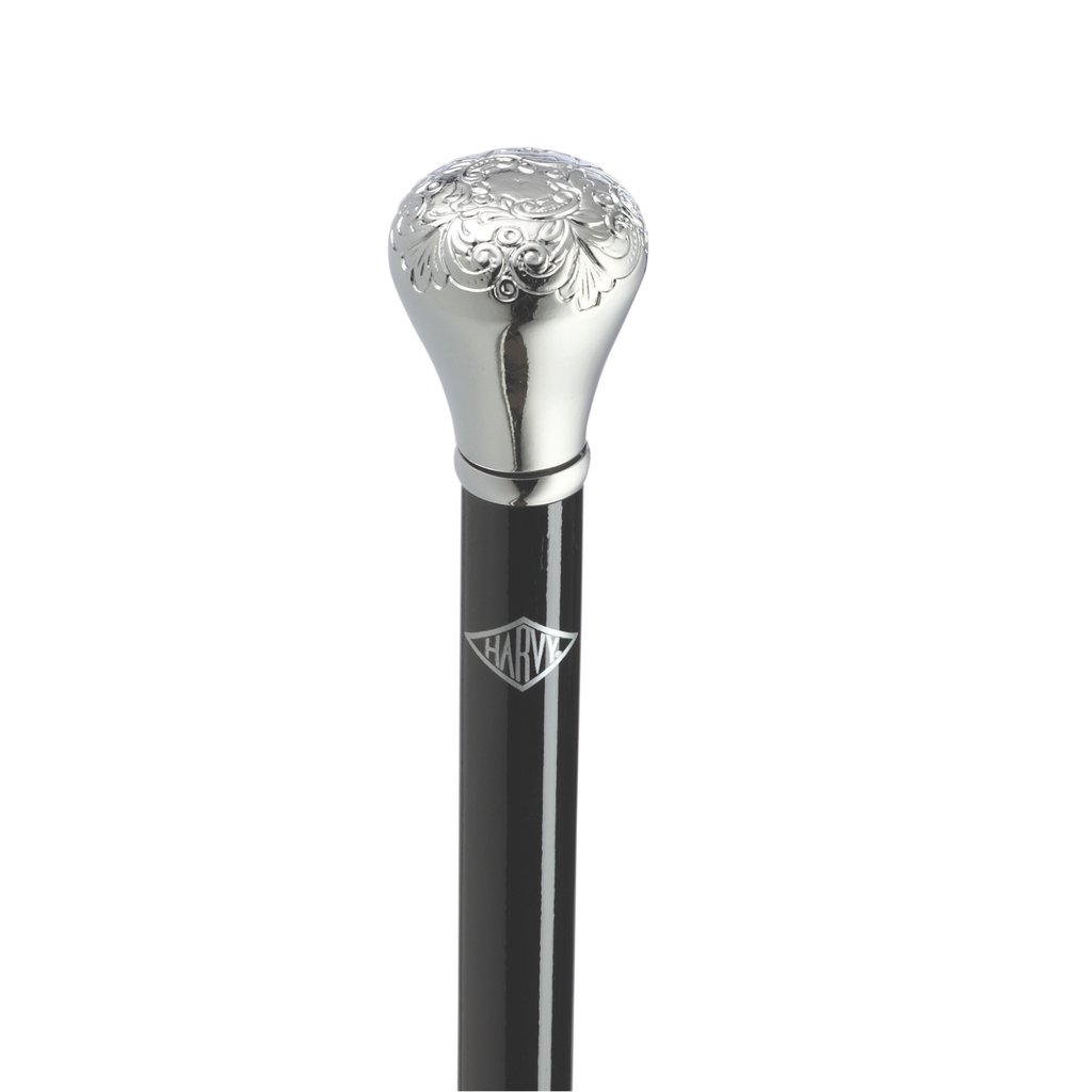 Chrome Knob Walking Stick