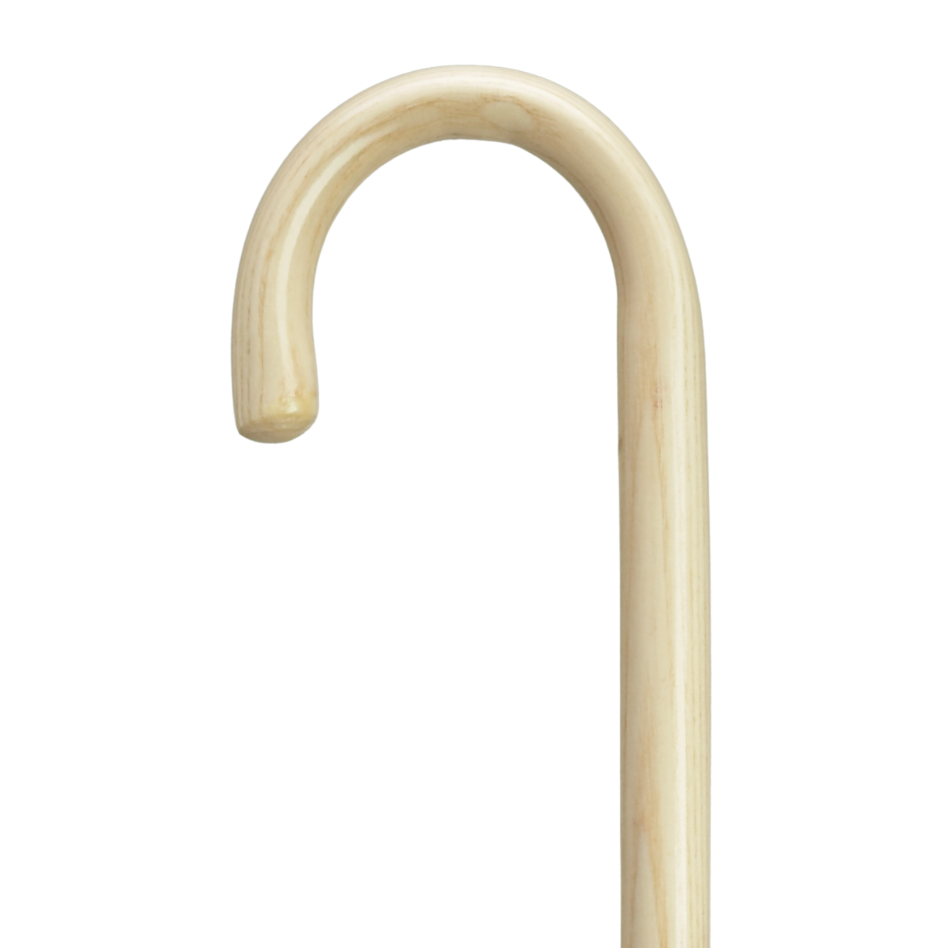 Round Nose Crook Cane - 1 inch