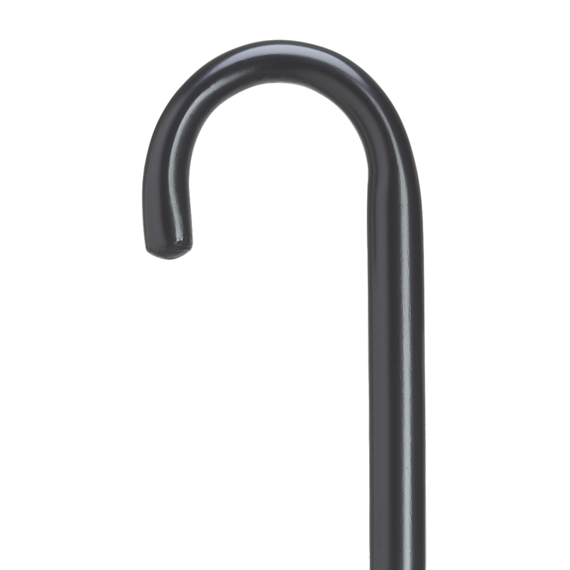 Round Nose Crook Cane - 1 inch